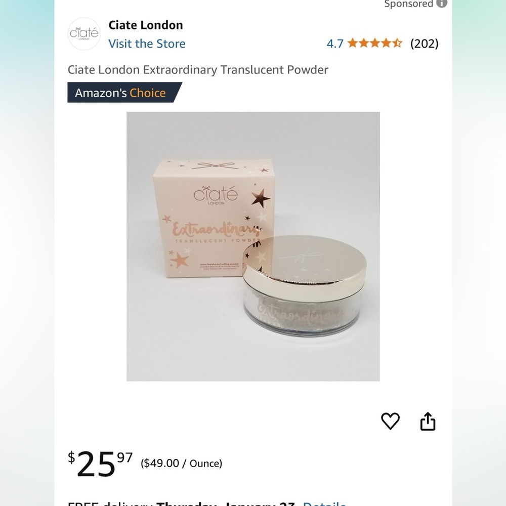 Ciate London Extraordinary Translucent Powder